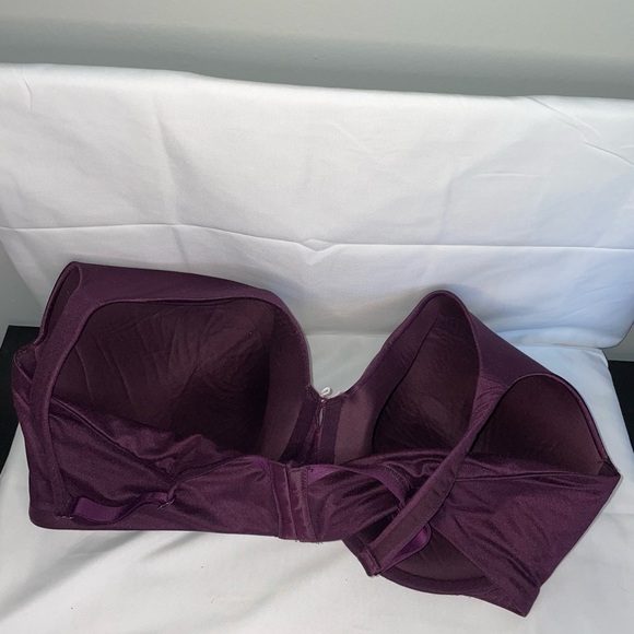 Cacique Bra Lightly Lined Full Coverage Adjustable Wide Straps Wide 4 Claps Band - Picture 8 of 8